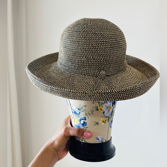 Summer Roll Up Brim Sun Hat By Betmar New York Millinery O/S - Picture 4 of 14
